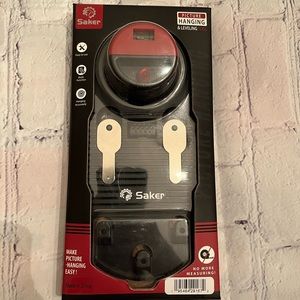 New in packaging Saker picture hanging and leveling tool